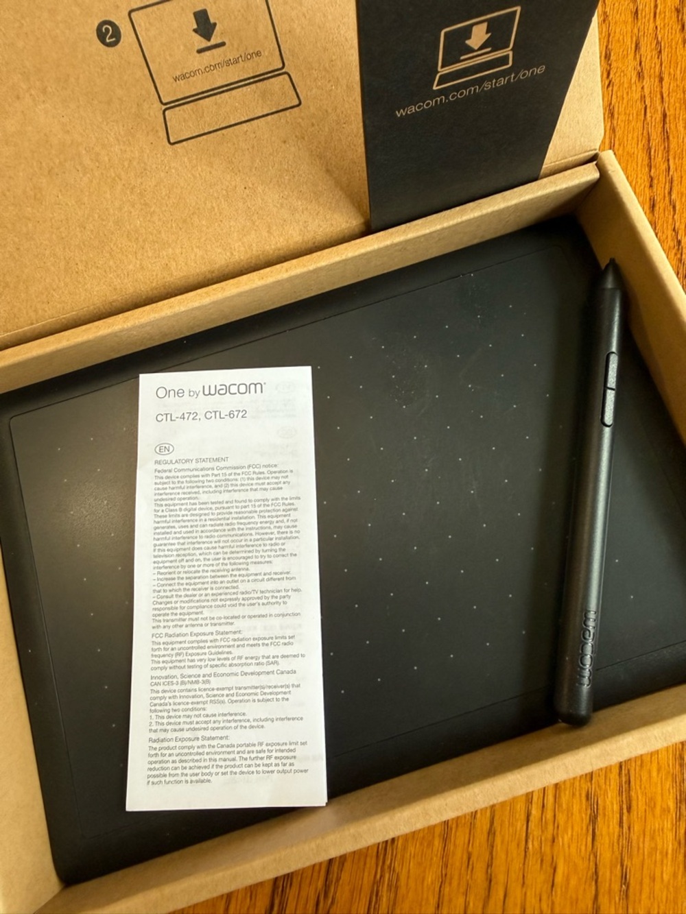 Wacom One Drawing Tablet – Black - Picture 3 of 4